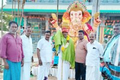 గొల్లపల్లివినాయకుడి లడ్డూ రూ.లక్షకు కైవసం చేసుకున్న మాచుపల్లి విజయ్ కుమార్, హరి ప్రసాద్
