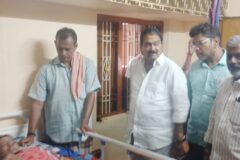 తోటశ్రీనివాసులు సతీమణిని పరామర్శించిన ఎంపీపీమేడవిజయభాస్కర్ రెడ్డి,