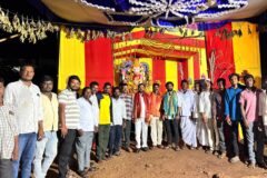 గణేష్ మండపాన్ని దర్శించుకున్న మాజీ తెలంగాణ ఎస్సీ కార్పొరేషన్ చైర్మన్ వై. నరోత్తం