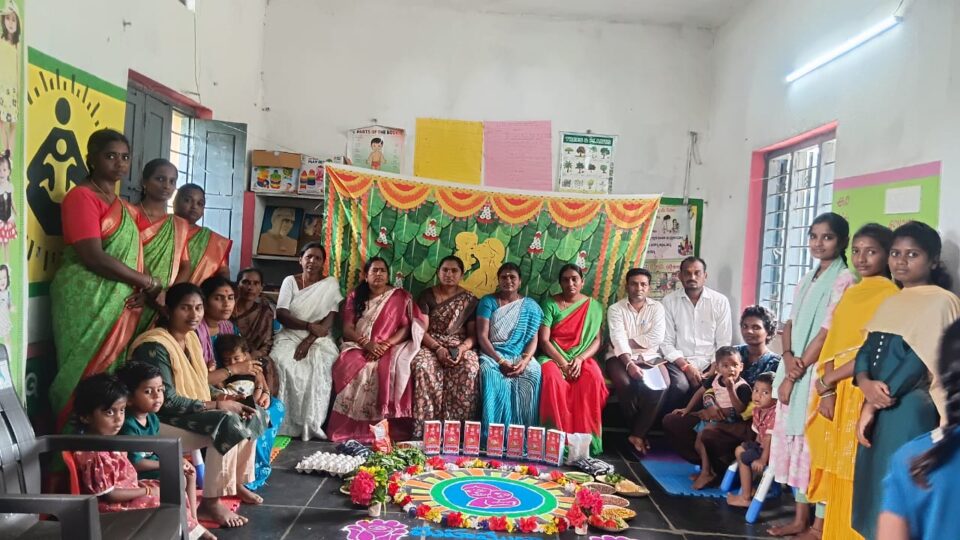 అంగన్వాడి కేంద్రంలో పౌష్టికాహారం