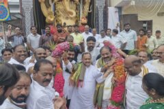మూసాపేట్‌లో ఘనంగా మహాగణేశునికి పూజలు
