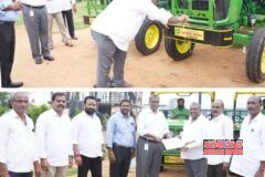 చెత్త సేకరణకు లారస్ ల్యాబ్స్ అందించిన ట్రాక్టర్లను ప్రారంభించిన ఎమ్మెల్యే విజయ్ కుమార్