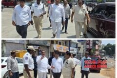 రోడ్డుపై అక్రమ పార్కింగ్‌కు చెక్‌.. రాకపోకలకు ఇబ్బందులు లేకుండా చర్యలు.వివేకానందనగర్‌ నుంచి సౌత్‌ ఇండియా షాపింగ్‌ మాల్‌ వరకు ఆక్రమణల తొలగింపు