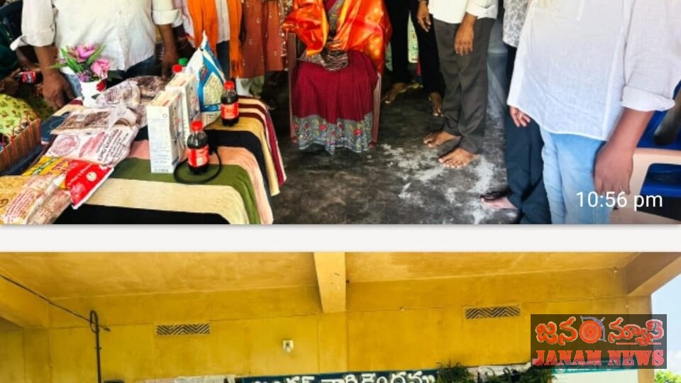వెంకటాయపాలెంలో అంగన్వాడీ సిబ్బందికి సన్మానం