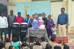 దాతృత్వాన్ని చాటుకున్న ఎస్ ఎం సి ఛైర్మన్ :ముక్కర. కరుణాకర్