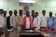 నూతనంగా ఎన్నికైన పి ఏ సి ఎస్ చైర్మన్ కి సన్మానం