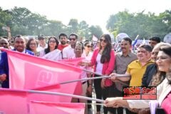 నెక్లెస్ రోడ్‌లో నిర్వహించిన శ్రీ పవర్ ఉమెన్ సేఫ్టీ బైక్ ర్యాలీలో పాల్గొన్న మనశ్విని
