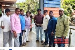 తోటి విలేకరికి అండగా మెట్‌పల్లి ప్రెస్ క్లబ్ సభ్యులు