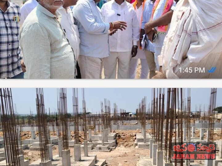 ఇంటిగ్రేటెడ్ స్కూల్ పనులను పరిశీలించిన మాజీ ఎమ్మెల్యే శ్రీ హన్మంత్ షిండే !