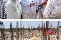 ఇంటిగ్రేటెడ్ స్కూల్ పనులను పరిశీలించిన మాజీ ఎమ్మెల్యే శ్రీ హన్మంత్ షిండే !