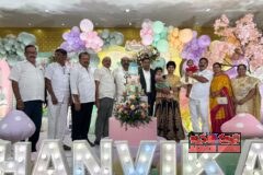 ఘనంగా చిన్నారి అన్విక ప్రథమ జన్మదిన వేడుకలు.