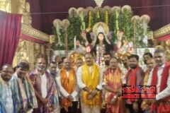 నవరాత్రి ఉత్సవాల్లో పాల్గొన్న టీపీసీసీ వైస్ ప్రెసిడెంట్ బండి రమేష్