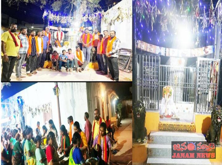 ధర్మాజీపేటలో వైభవంగా మహాశక్తి అమ్మవారి పూజలు