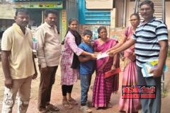 తల్లిదండ్రులను కోల్పోయిన చిన్నారులకు రూ.50 వేలు ఆర్థిక సాయం