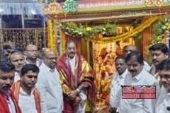 దసరా శరన్నవరాత్రి ఉత్సవాల్లో పాల్గొన్న బండి రమేష్