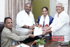 జెడ్పీటీసీ అభ్యర్థిగా సుందరపు దమయంతి నామినేషన్ దాఖలు