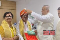 మౌంట్ అబూలో బోయిన గోవిందరాజులు, శారదా దంపతులకు గౌరవం