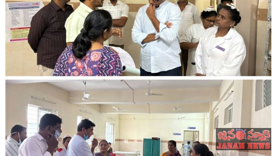కోరుట్ల ప్రభుత్వ ఆసుపత్రిని ఆకస్మికంగా తనిఖీ చేసిన ఎమ్మెల్యే డా. సంజయ్ కల్వకుంట్ల