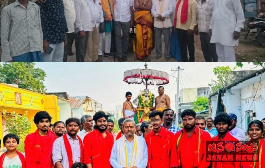 శ్రీ మత్స్యగిరి స్వామి ఉత్సవమూర్తులు  రథంపై జమ్మి చెట్టు వరకు యాత్ర