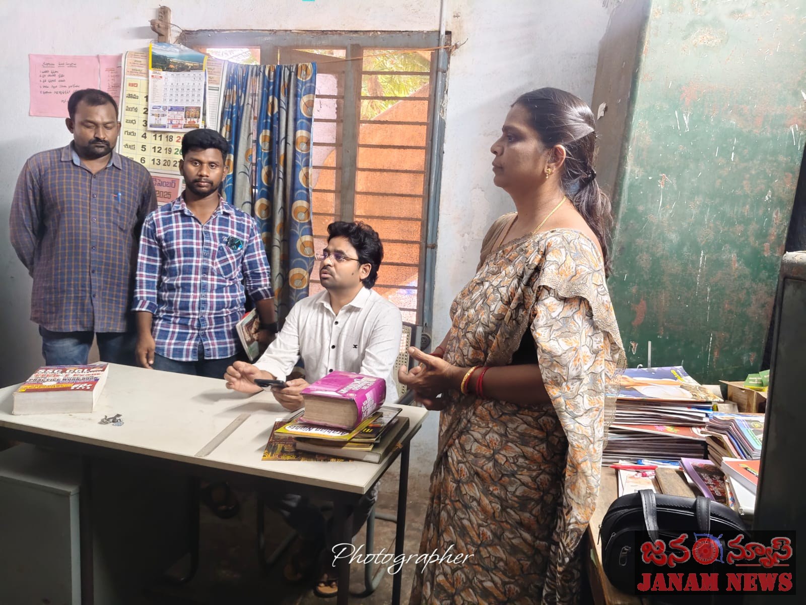 గ్రంథాలయానికి మౌలిక వసతుల కల్పనకు కృషి ఎంపిడిఓ