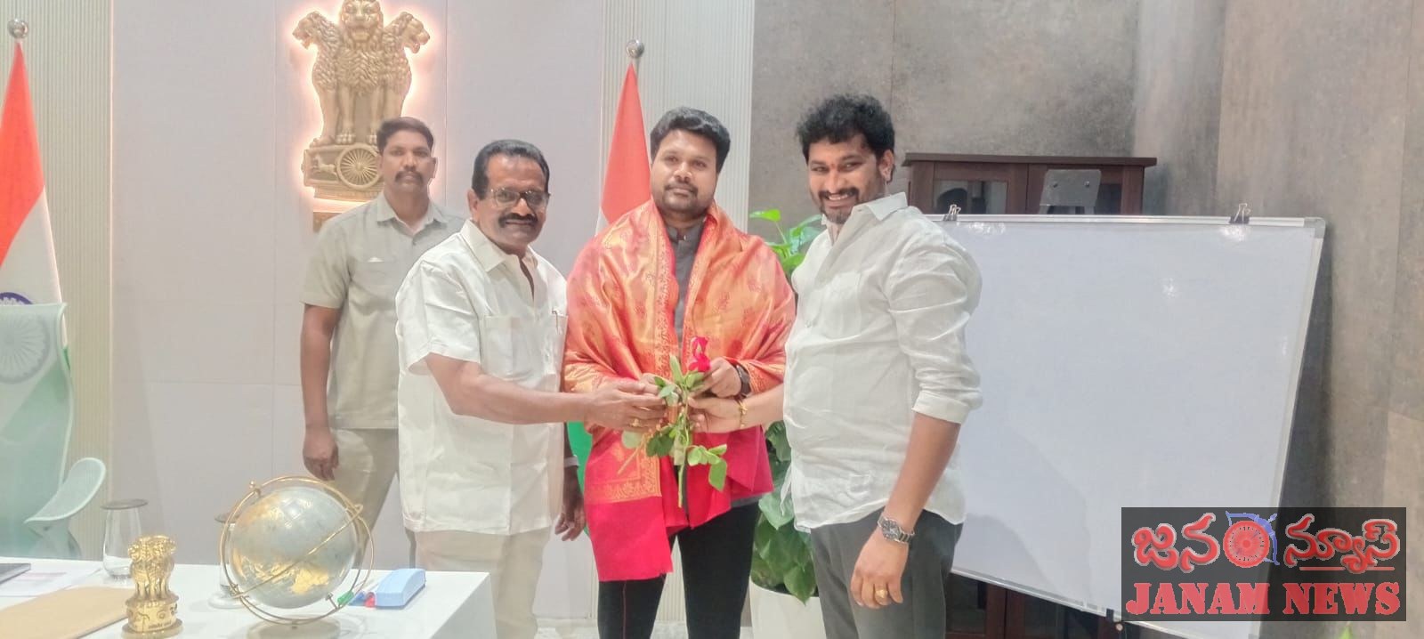 ఎన్డీఏ నాయకులు& అధికారులకు కృతజ్ఞతలు తెలిపిన గుత్తుల సాయి& గంధం పల్లంరాజు