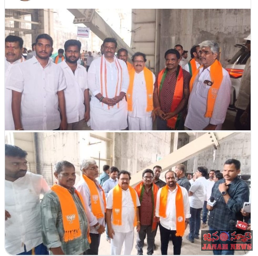 ‘పోలవరం మోదీ వరం’ సందర్శన యాత్రపోలవరం ప్రాజెక్టు ప్రాంతానికి బిజెపి నేతల భారీ ర్యాలీ