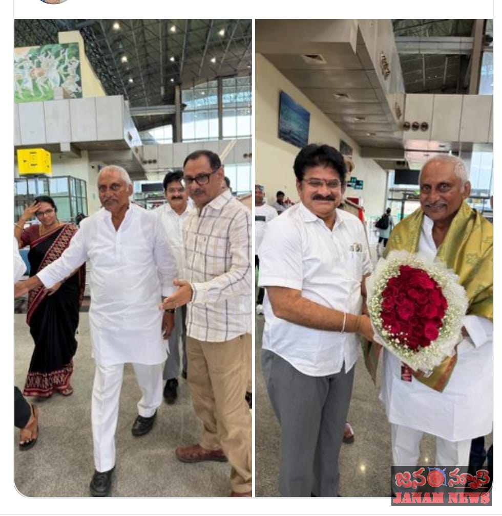 మాజీ ముఖ్యమంత్రి కిరణ్ కుమార్ రెడ్డికి స్వాగతం