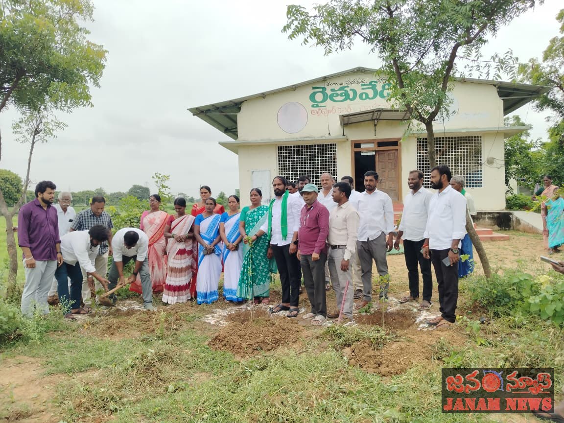 అల్లీపూర్ గ్రామంలో ఘనంగా వన మహోత్సవం