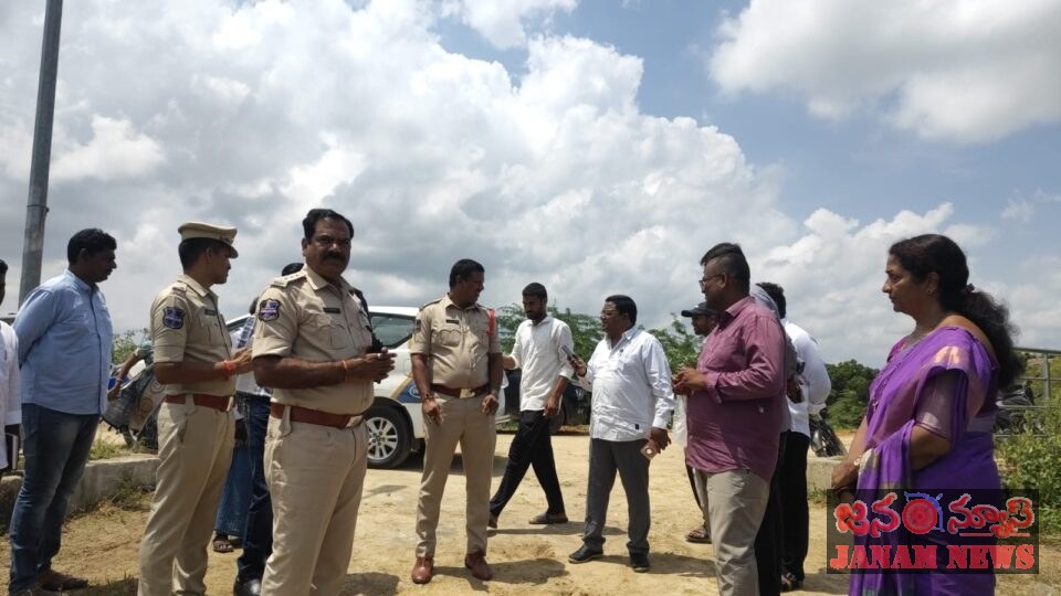 గణేష్ నిమజ్జన రూట్‌ను పరిశీలించిన పోలీస్, రెవెన్యూ, మున్సిపల్ అధికారులు