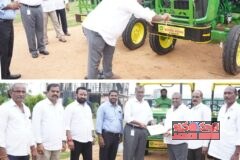 చెత్త సేకరణకు లారస్ ల్యాబ్స్ అందించిన ట్రాక్టర్లను ప్రారంభించిన ఎమ్మెల్యే విజయ్ కుమార్