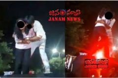 పోలీస్ జీపు పైకి ఎక్కి పిచ్చి వేషాలు వేసిన  జంట .. ఆ తర్వాతా (వీడియో చుడండి)
