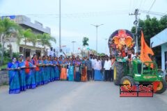 ఏర్గట్లలో సంప్రదాయబద్ధంగా గణేష్ నిమజ్జన శోభాయాత్ర