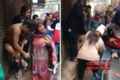 నడి రోడ్డుపై నగ్నంగా ఊరేగించారు ఎందుకో తెలుసా…! (వీడియో చుడండి)