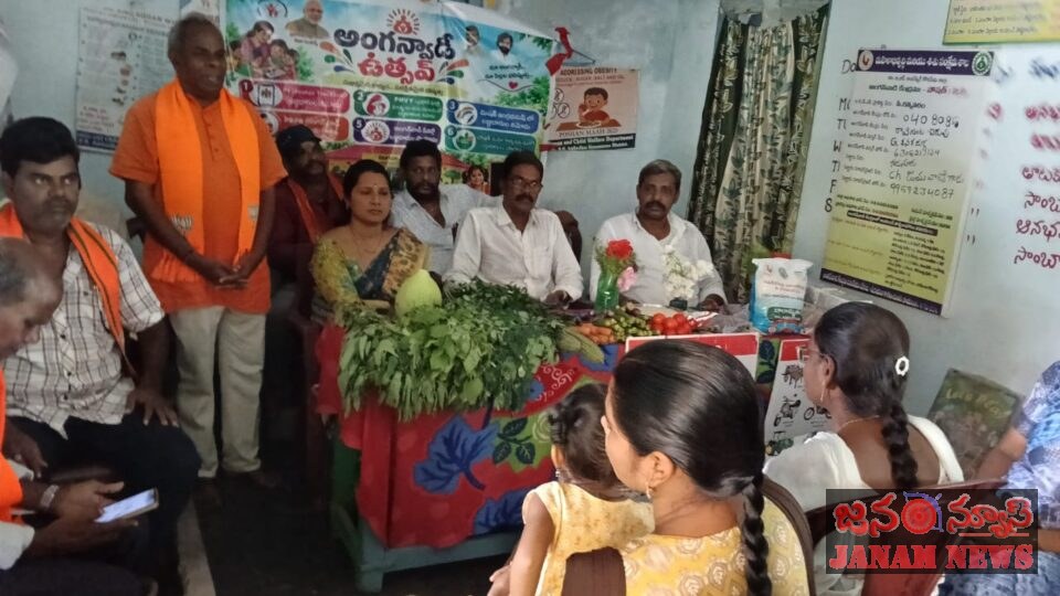 అయినవిల్లి: అంగన్వాడి ఉత్సవం కార్యక్రమంలో పాల్గొన్న సిడిపిఓ వై విజయశ్రీ