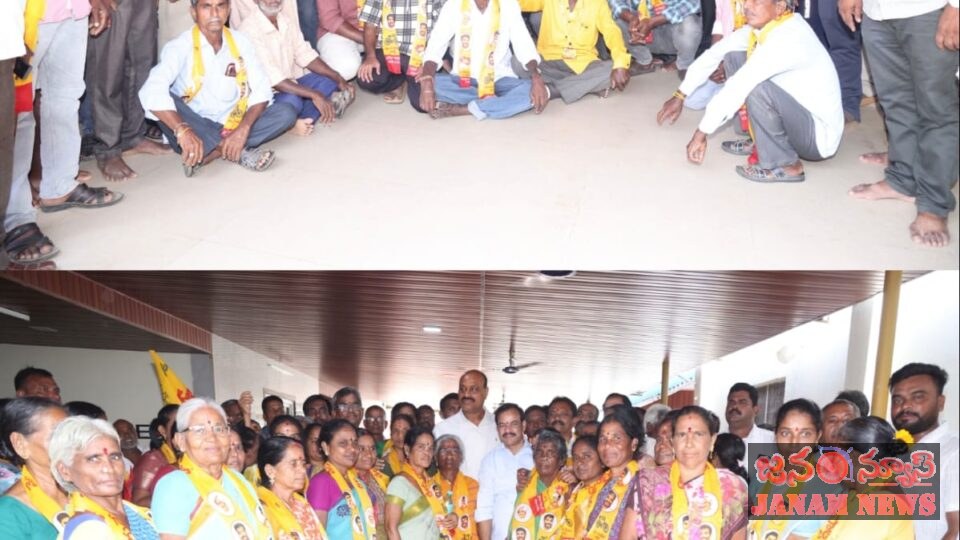 రాష్ట్ర వ్యవసాయ శాఖ మంత్రి కింజరాపు అచ్చెన్నాయుడు సమక్షంలో టీడీపీలోకి భారీ చేరికలు.. వైసీపీ నుంచి 500 మంది
