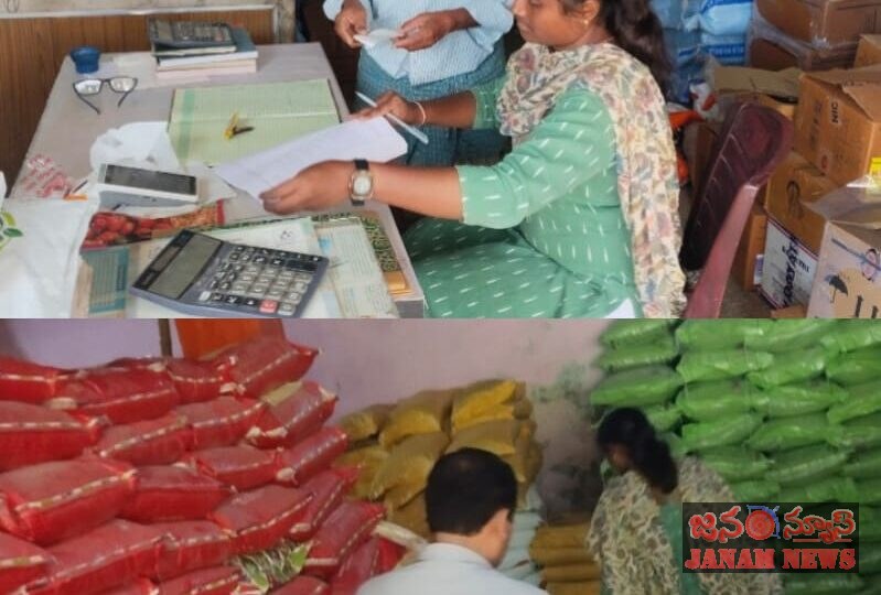 ఎరువుల దుకాణాల్లో అకస్మాత్తుగా తనిఖీలు చేసిన ఏ ఓ ప్రియదర్శిని